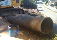 Las obras de reparación de la red principal de abastecimiento de agua terminarán a principios de la semana que viene